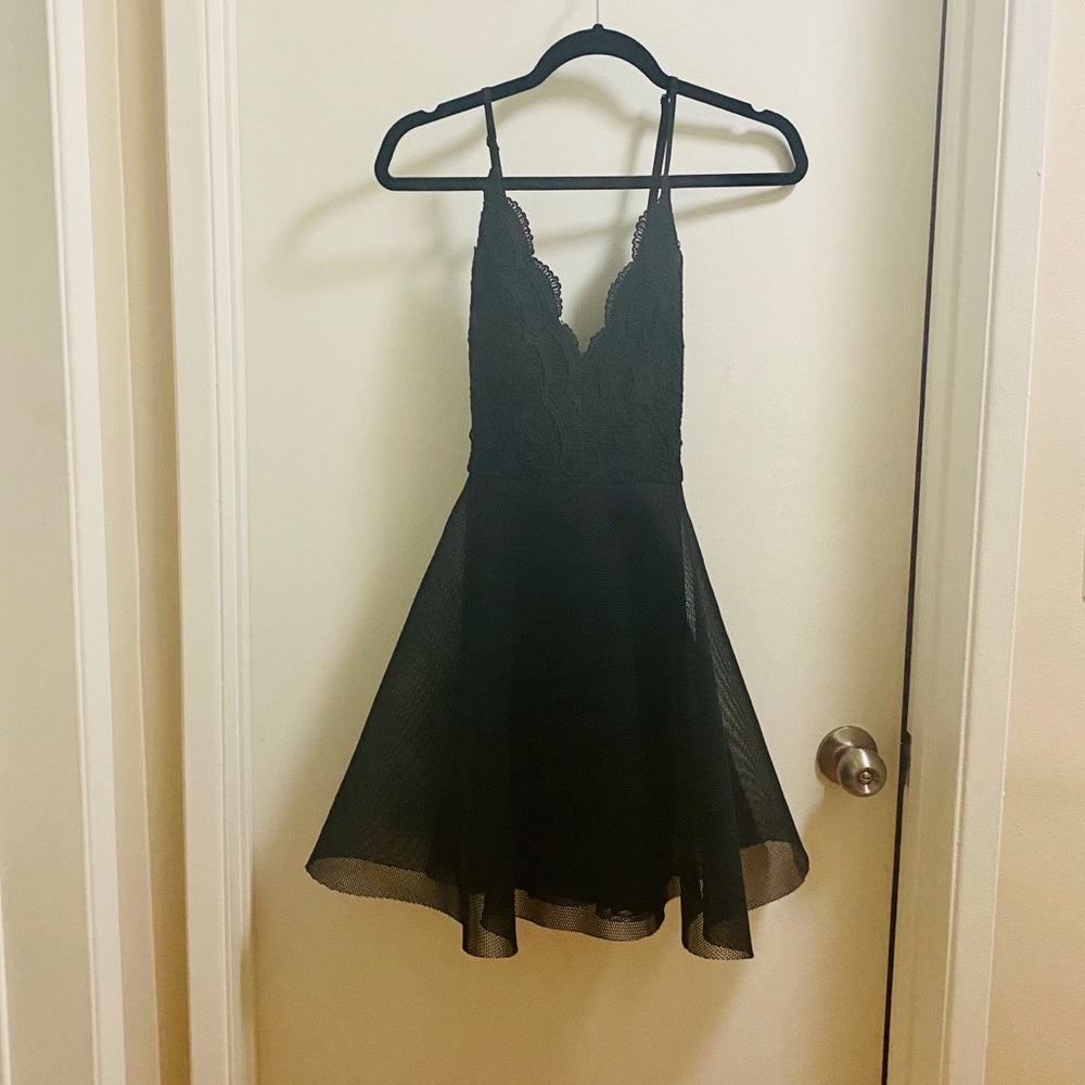 Mini Black Party Dress